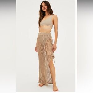 NWT Beach Riot Deborah skirt tan size Small